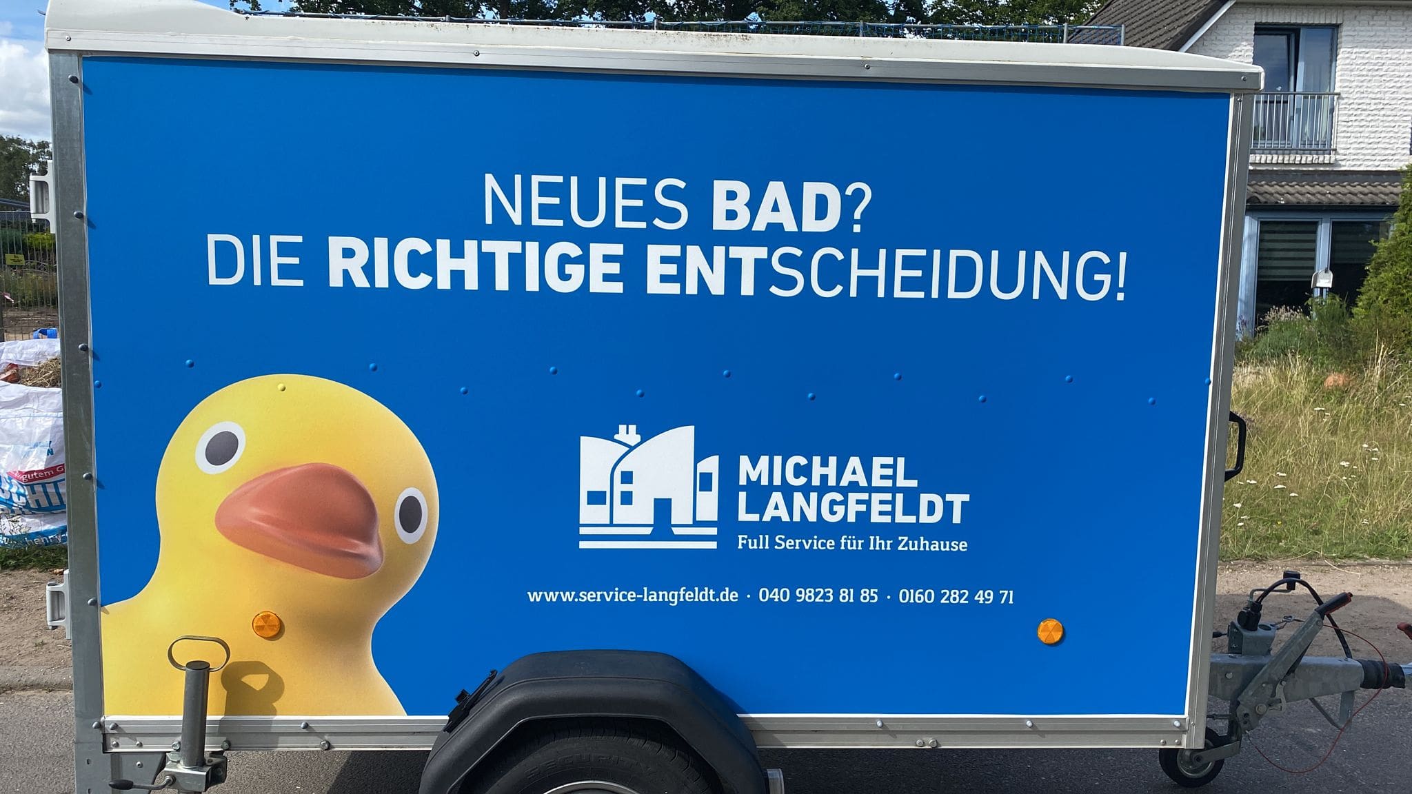 Service Langfeldt im Einsatz bei einem Badumbau in Hamburg Rahlstedt und Volksdorf